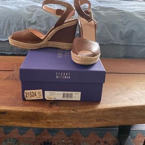 Stuart Weitzman Wedge Sandals size 8.5